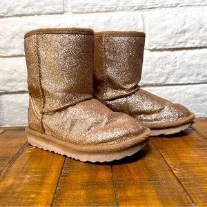 UGG Gold Glitter Boots